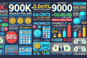 900K 0 06 Cents Equals Dollars: Convert and Understand Value
